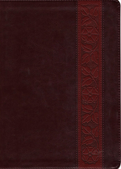 Crossway ESV Study Bible® Large Print - TruTone® Trellis Design (Mahogany)