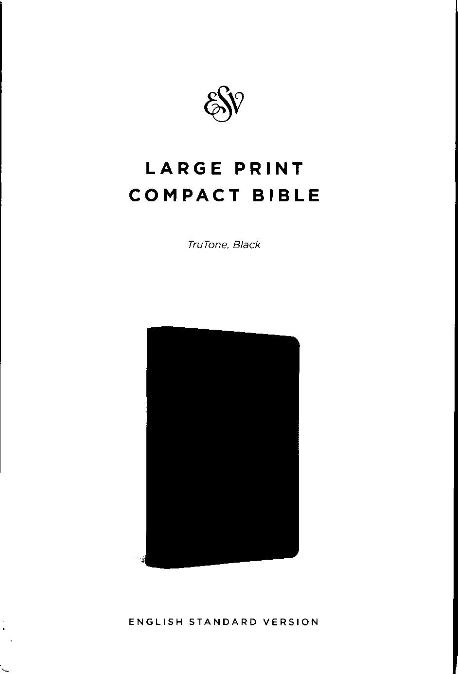 Crossway ESV® Large Print Compact Bible - TruTone®