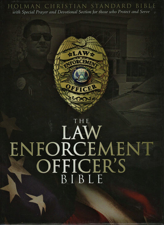 HCSB - The Law Enforcement Officer's Bible - Simulated Leather (Black)