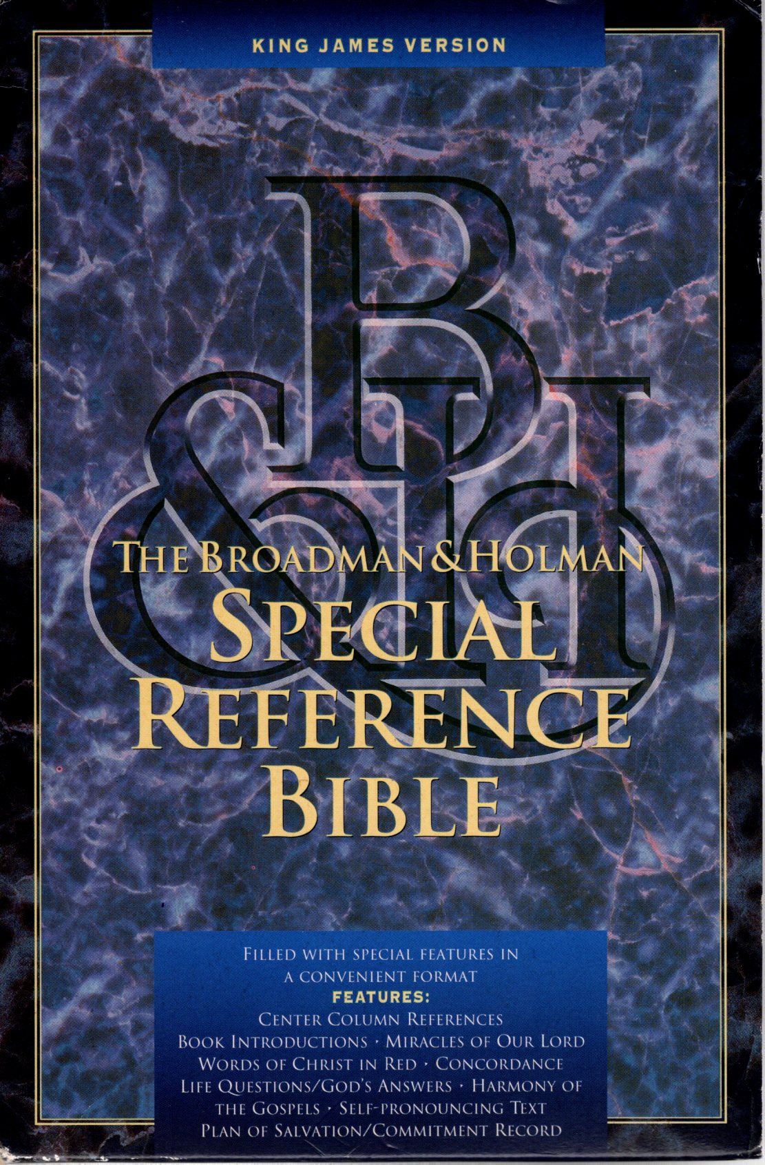 The Broadman & Holman KJV Special Reference Bible - Bonded Leather