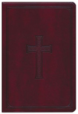 Christian Art Publishers KJV Large Print Thinline Bible, Thumb Index - Imitation Leather