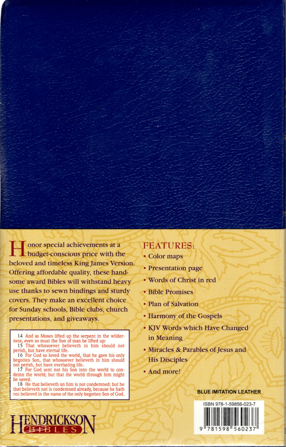 Hendrickson Bibles KJV Gift & Award Bible - Imitation Leather