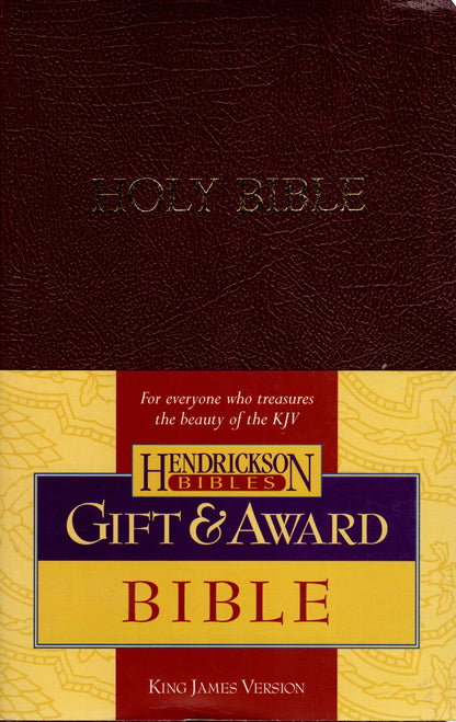 Hendrickson Bibles KJV Gift & Award Bible - Imitation Leather