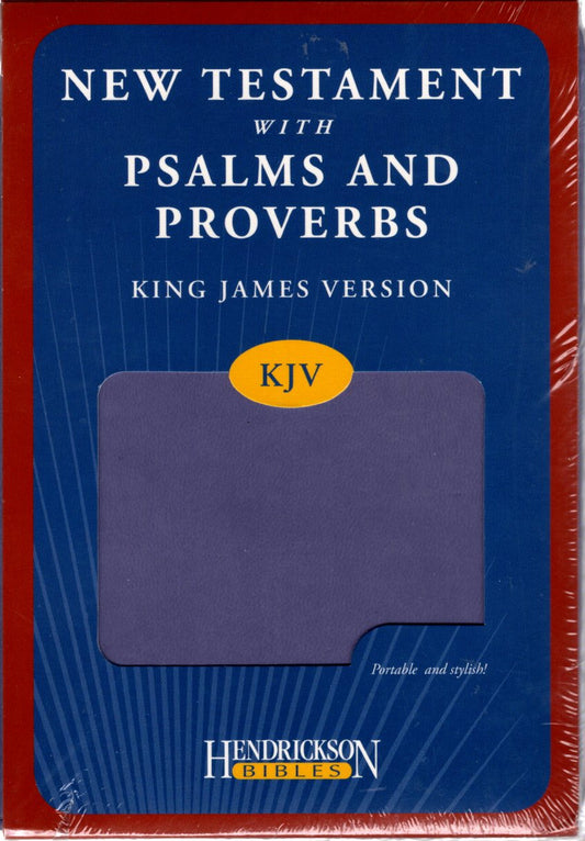 Hendrickson Bibles KJV New Testament with Psalms & Proverbs - Flexisoft (Lilac)