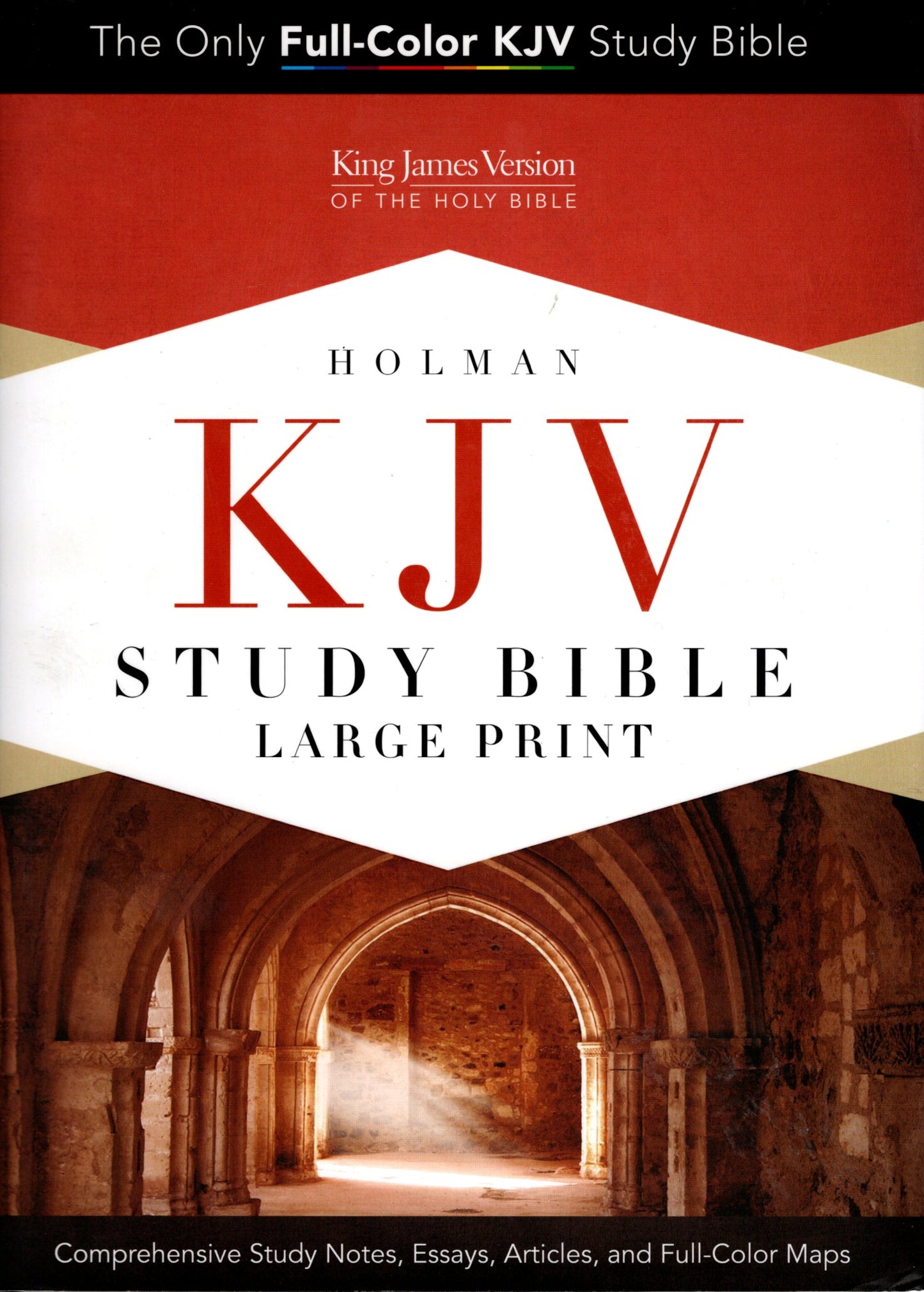Holman KJV Study Bible, Large Print - "The Only Full-Color KJV Study Bible" - Hardcover w/Dust Jacket