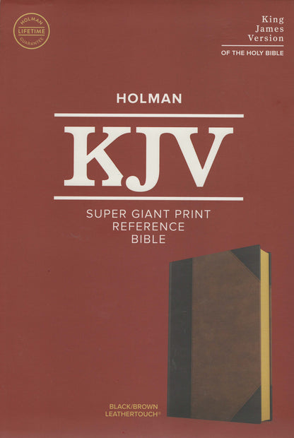 Holman KJV Super Giant Print Reference Bible - Leathertouch®