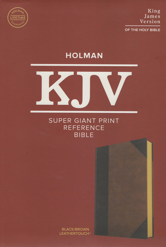 Holman KJV Super Giant Print Reference Bible - Leathertouch®