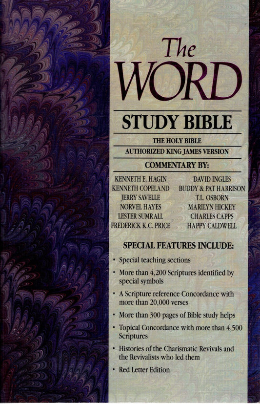 Harrison House KJV The Word Study Bible - Paperback
