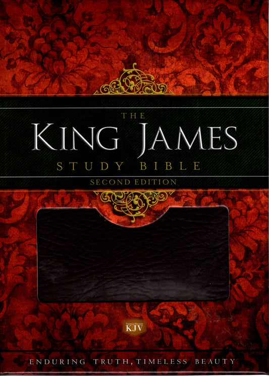 Thomas Nelson KJV The King James Study Bible, Second Edition - Bonded Leather (Burgundy)