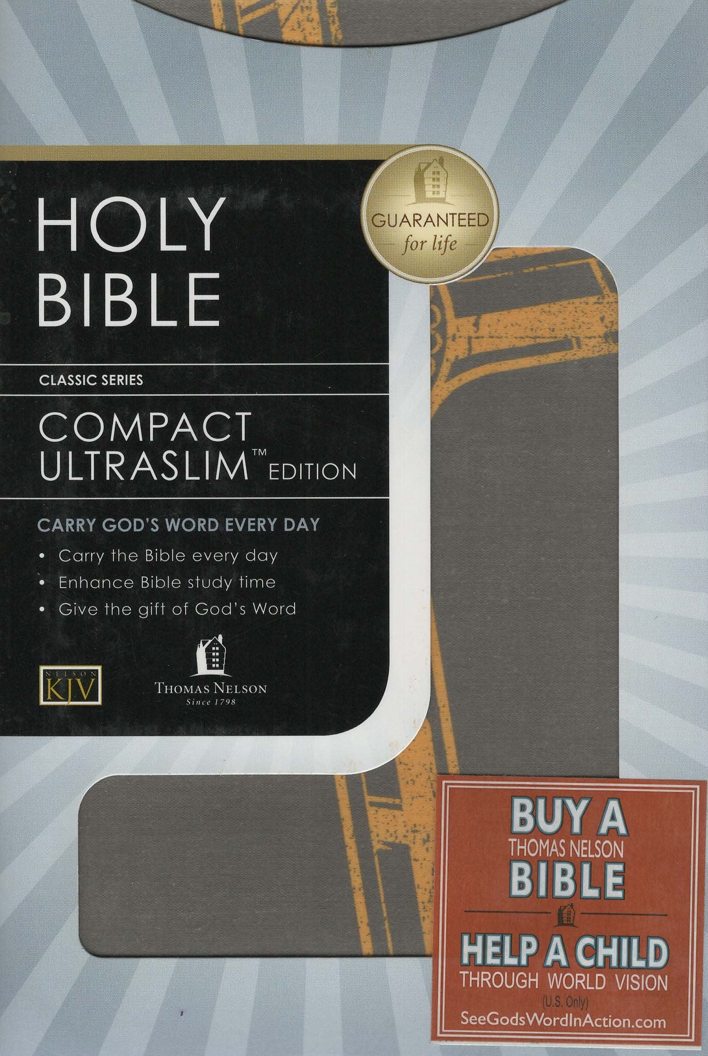 Thomas Nelson KJV Compact Ultraslim Edition - Fabric