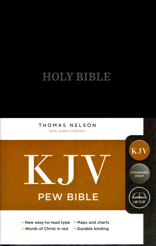 Thomas Nelson KJV Pew Bible - Hardcover w/Dust Jacket