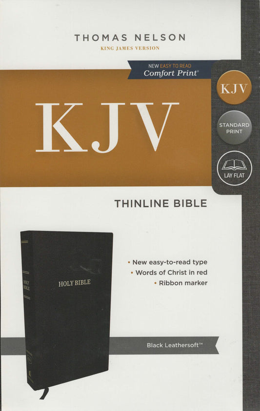 Thomas Nelson KJV Thinline Bible w/Comfort Print® - Leathersoft™