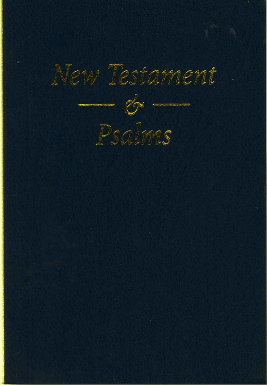Trinitarian Bible Society KJV New Testament & Psalms - Vinyl Softcover (Blue)