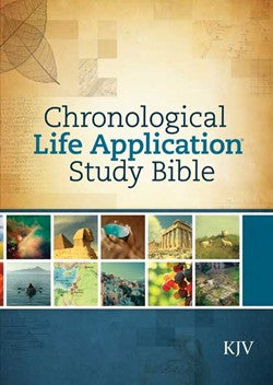 Tyndale House Publishers KJV - Chronological Life Application® Study Bible - Hardcover w/Dust Jacket & Protective Sleeve