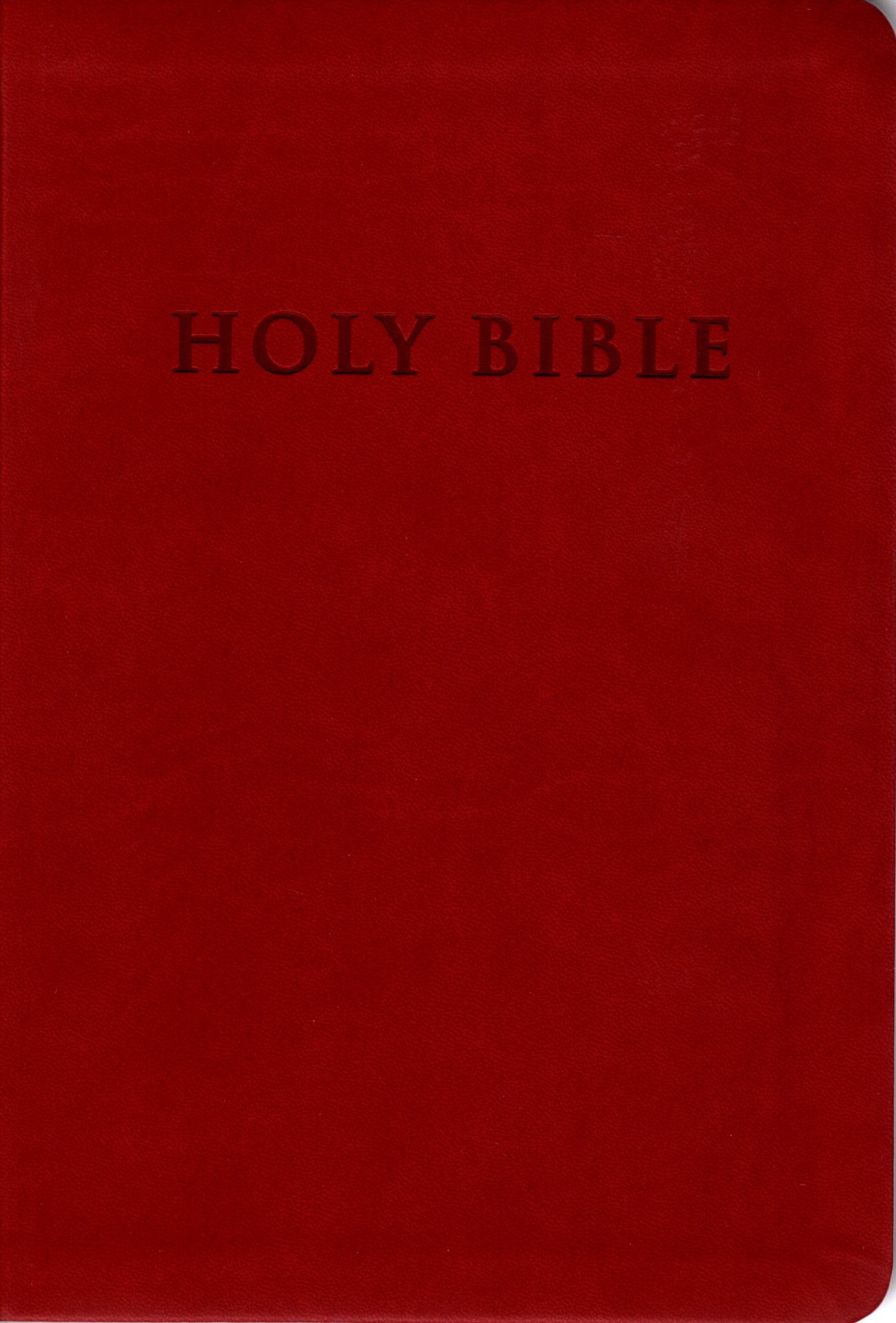 Zondervan KJV Giant Print Reference Bible, Center-Column - Leathersoft™ (Burgundy)