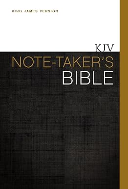 Zondervan KJV Note-Taker's Bible - Hardcover w/Dust Jacket