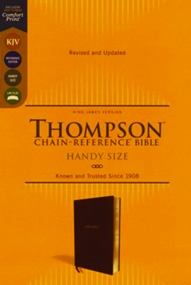 Zondervan KJV - Thompson® Chain-Reference Bible, Handy Size - Leathersoft™ (Burgundy)