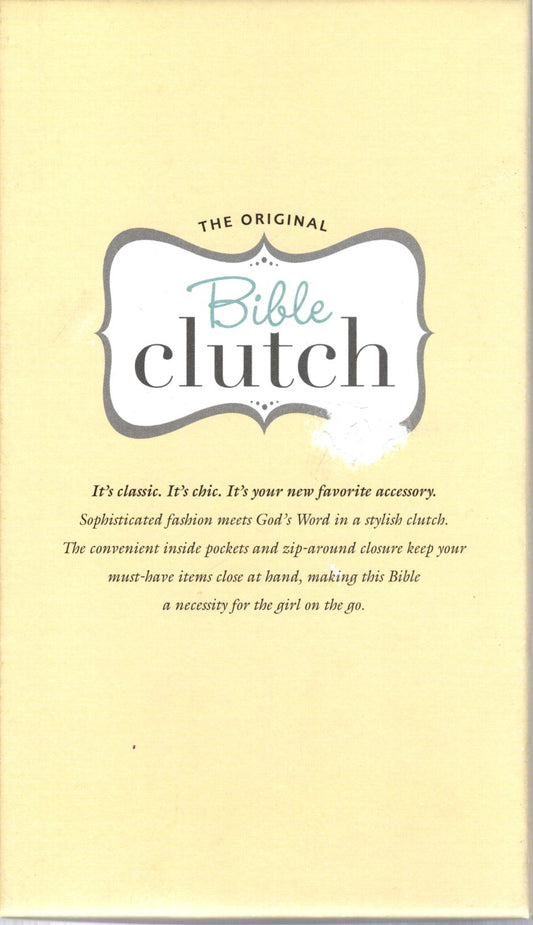 Zondervan KJV The Original Bible Clutch - Zippered Hardcover
