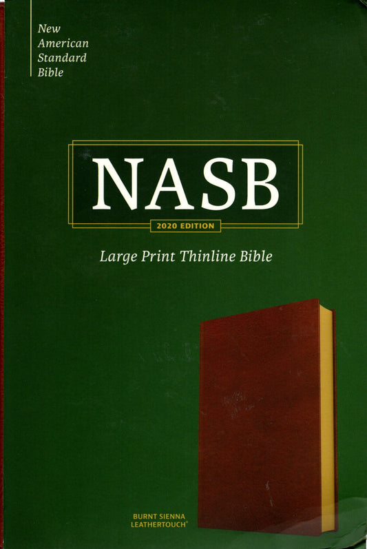 Holman Bible Publishers NASB - Large Print Thinline, 2020 Edition Bible - Leathertouch®