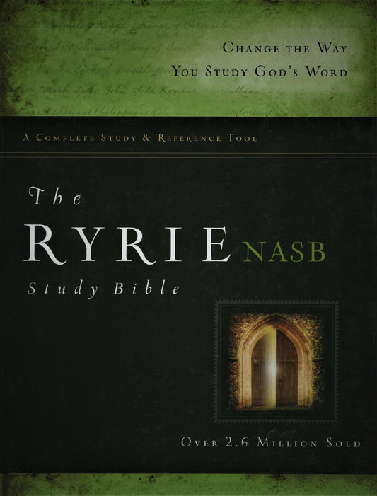 Moody Publishers NASB The Ryrie NASB Study Bible - Bonded Leather (Black)