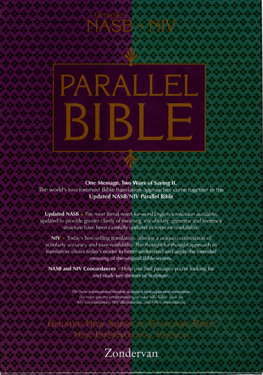 Zondervan Updated-NASB & NIV® Parallel Bible - Bonded Leather (Black)