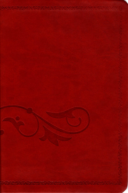 Thomas Nelson NCV™ Mom's Bible: God's Wisdom for Mothers - Notes by Bobbie Wolgemuth - Leathersoft™ (Red)