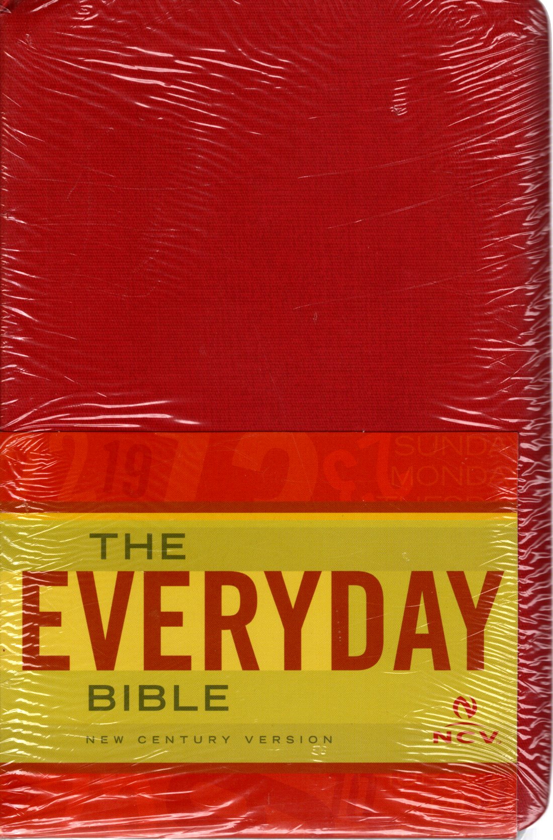 Thomas Nelson NCV™ The Everyday Bible - Softcover Linen (Red)1.15