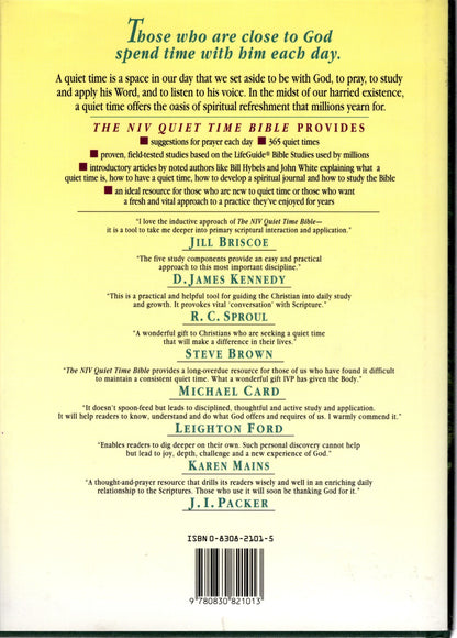 InterVarsity Press NIV® Quiet Time Bible: New Testament & Psalms - Hardcover w/Dust Jacket