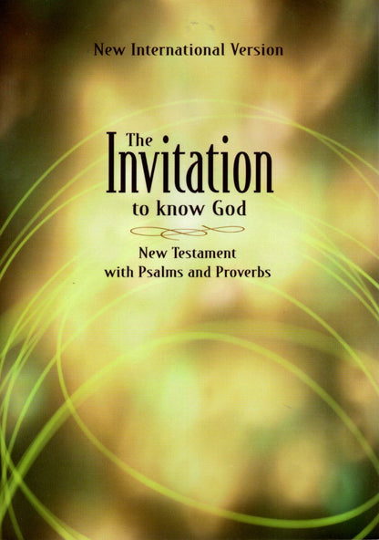 Zondervan NIV® The Invitation to Know God: New Testament with Psalms & Proverbs - Paperback