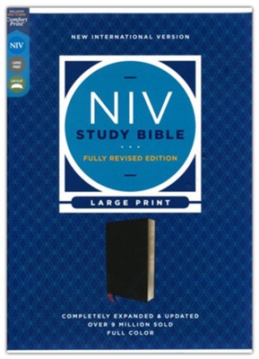 Zondervan Publishers NIV® - Large Print Study Bible, Fully Revised Edition - Completely Expanded & Updated