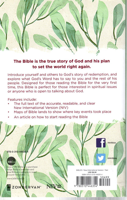 Zondervan NIV® Outreach Bible - Paperback
