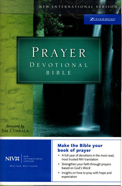 Zondervan NIV® Prayer Devotional Bible - Hardcover w/Dust Jacket