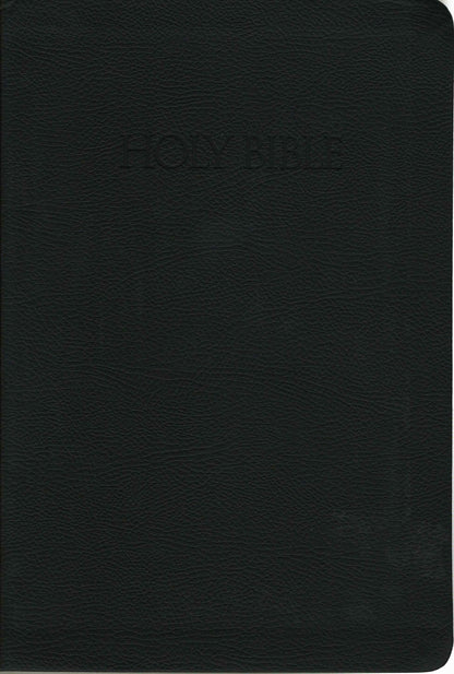Zondervan NIV Single-Column Reference Bible - LeatherSoft (Black)