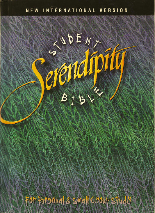 Zondervan NIV® Student Serendipity Bible - Hardcover (1997 Version)