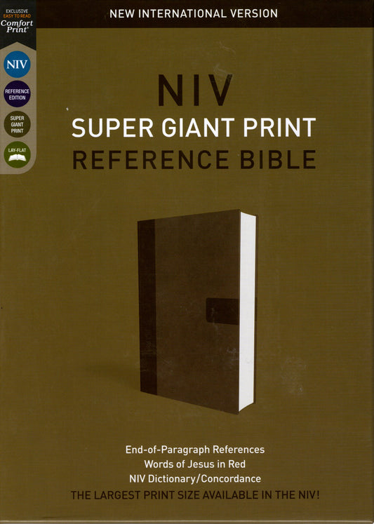 Zondervan NIV® - Super Giant Print Reference Bible - Leathersoft™