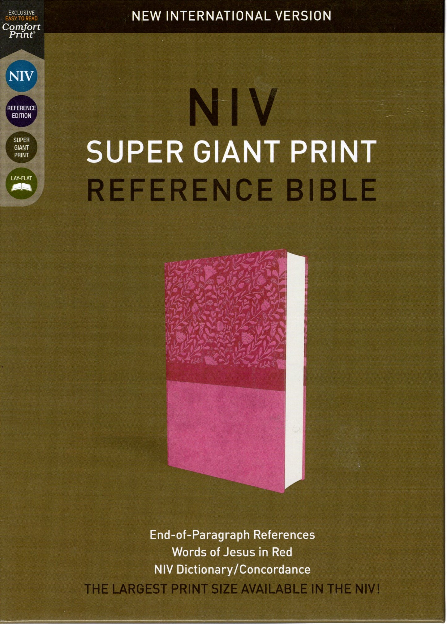 Zondervan NIV® - Super Giant Print Reference Bible - Leathersoft™
