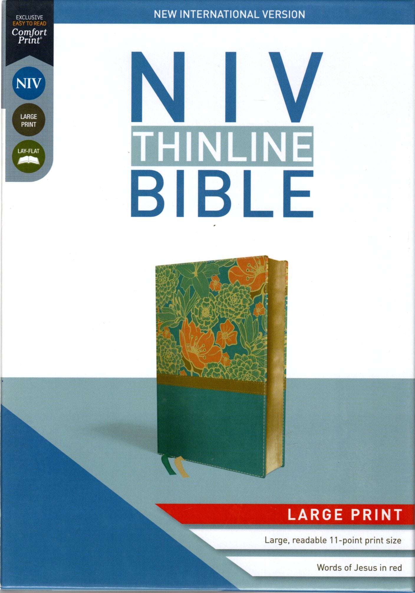 Zondervan NIV® Thinline Bible Large Print - Comfort Print® - Imitation Leather