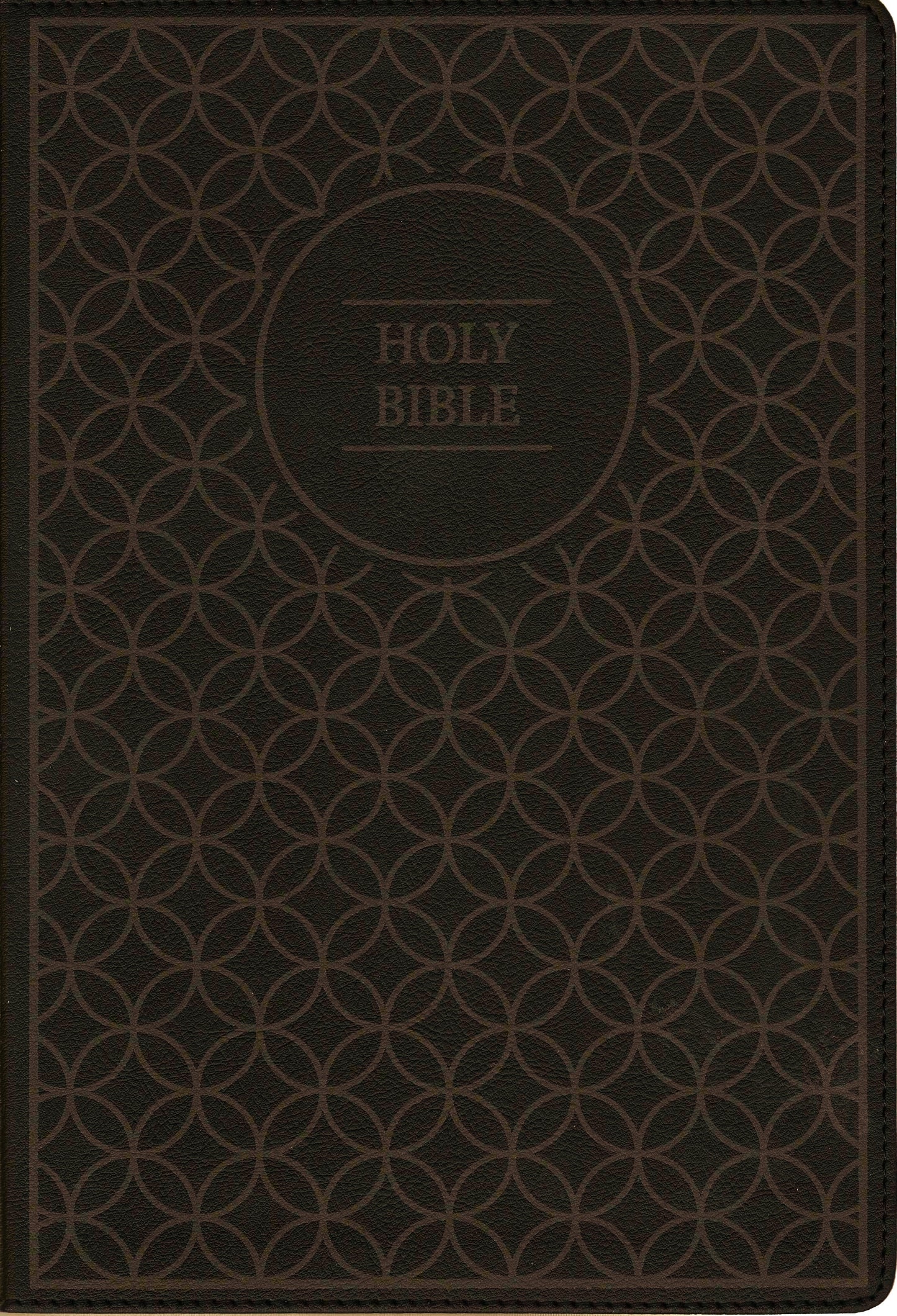 Zondervan NIV® Value Thinline Bible, Large Print - Leathersoft™ (Charcoal/Black)
