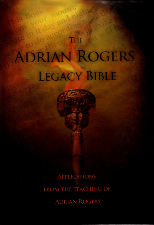 Love Worth Finding Ministries NKJV The Adrian Rogers Legacy Bible - Leather Bound (Brown)
