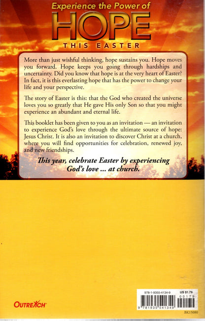 Outreach Publishing The Hope of Easter - Paperback (Booklet)