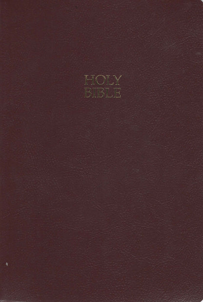 Thomas Nelson NKJV® Giant Print Reference Bible - Leatherflex (Burgundy)