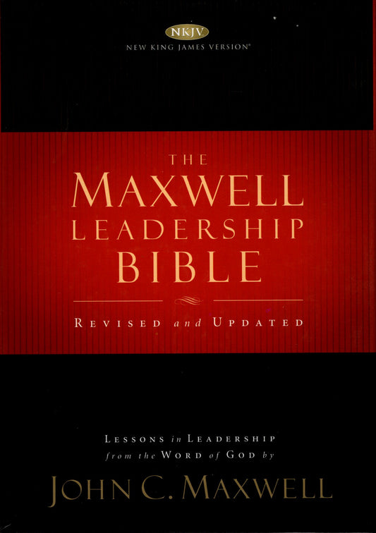 Thomas Nelson NKJV® The Maxwell Leadership Bible, Revised & Updated - Bonded Leather (Black)
