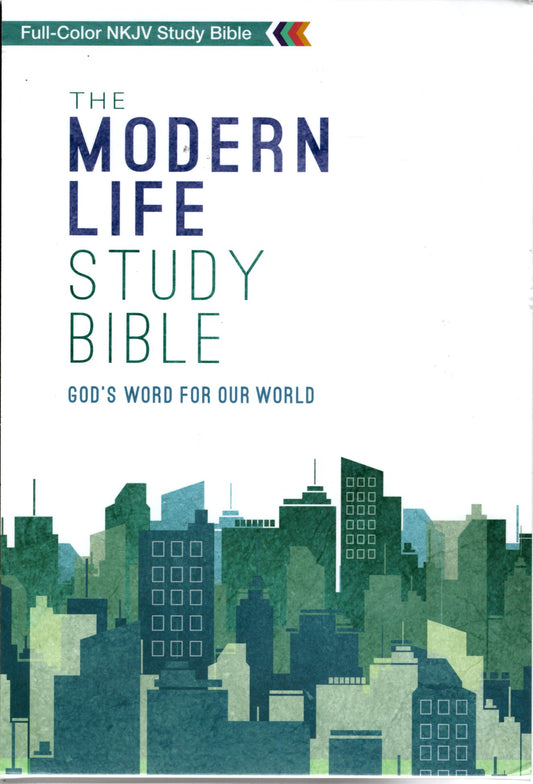 Thomas Nelson NKJV® The Modern Life Study Bible - Leathersoft™ (Black)