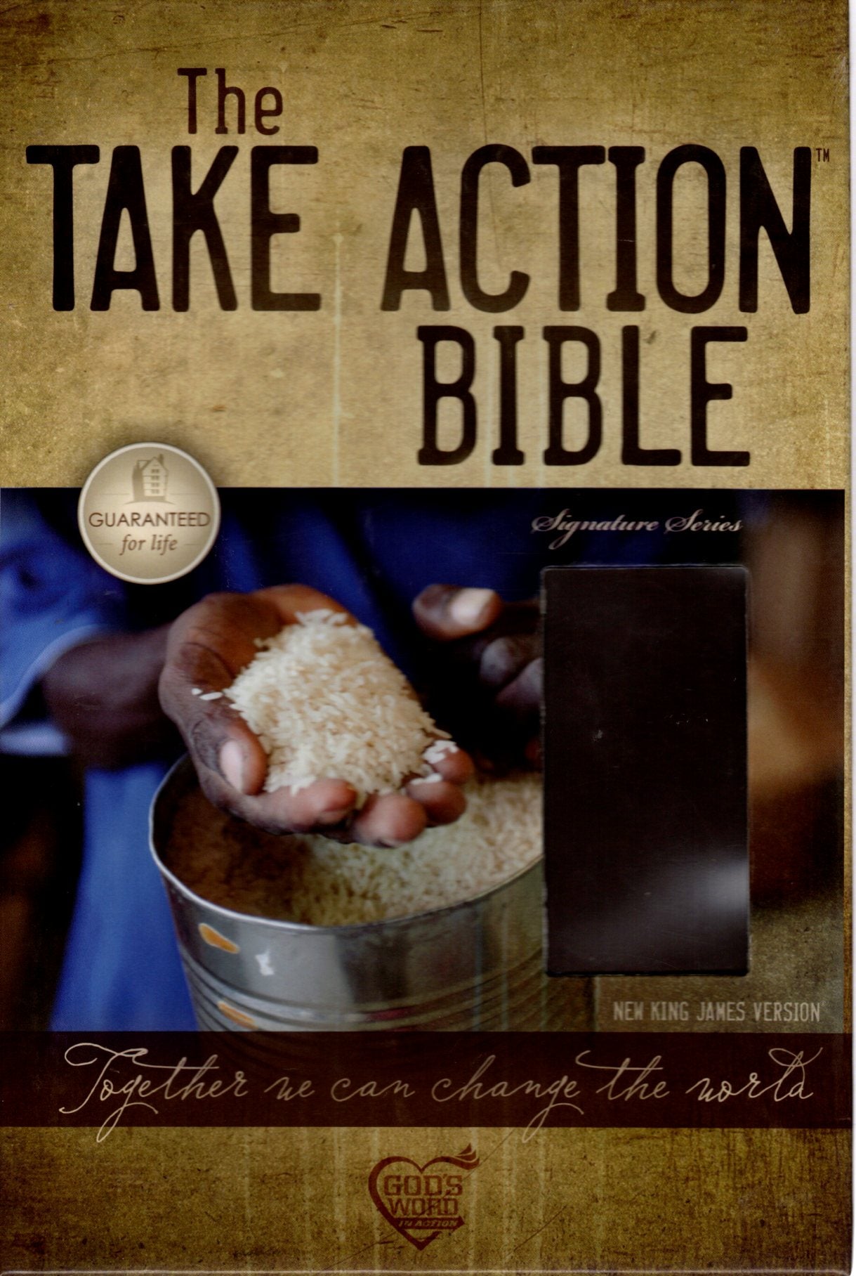 Thomas Nelson NKJV® The Take Action™ Bible - Leathersoft™ (Copper/Earth Brown/Mink)