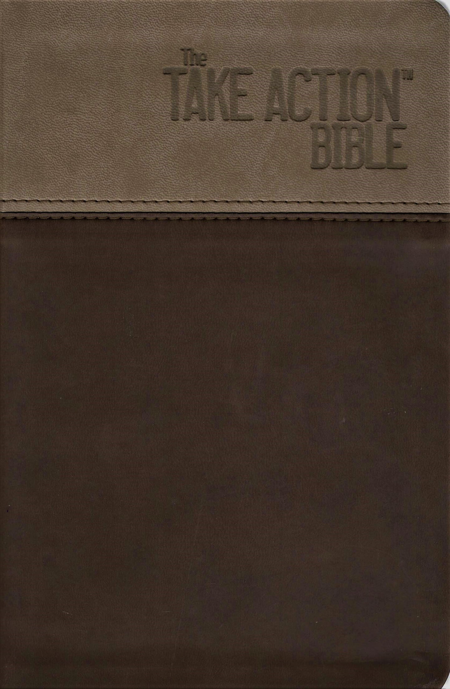 Thomas Nelson NKJV® The Take Action™ Bible - Leathersoft™ (Copper/Earth Brown/Mink)