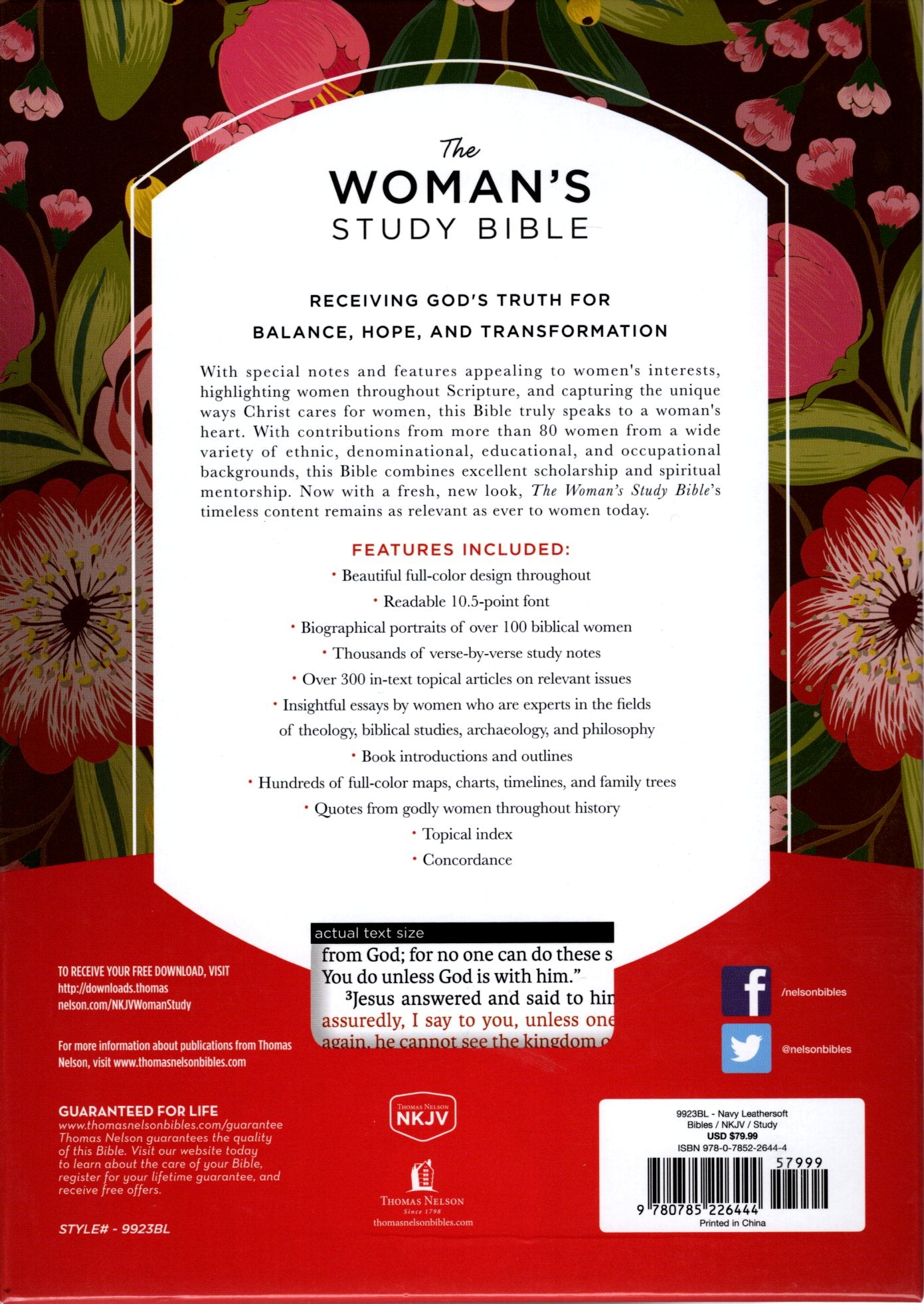 Thomas Nelson NKJV® The Woman's Study Bible