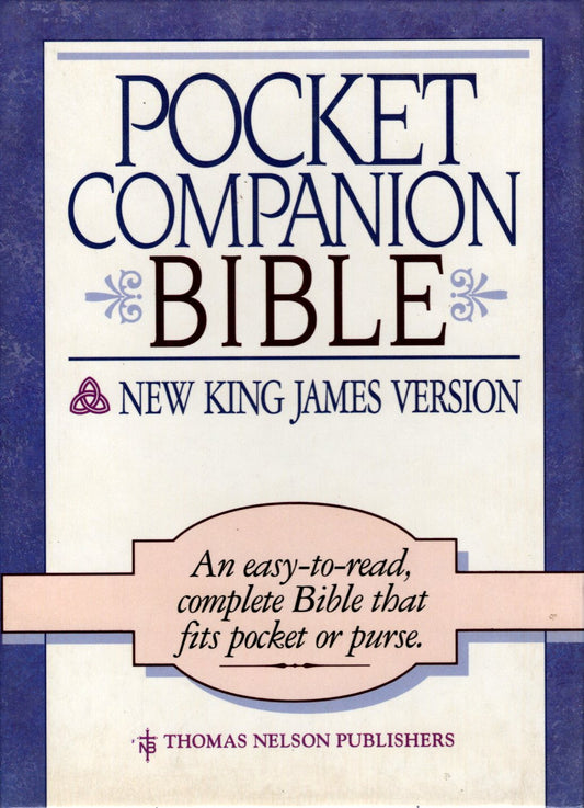 Thomas Nelson NKJV® Pocket Companion Bible - Bonded Leather