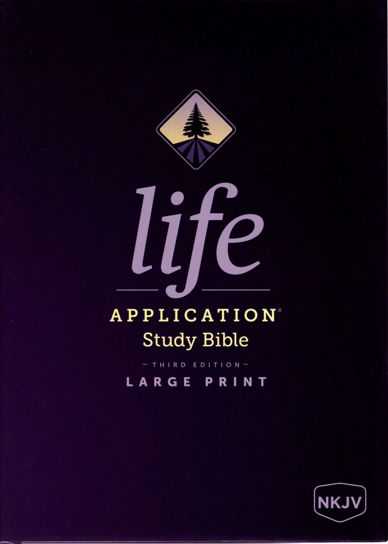 Tyndale NKJV Life Application® Study Bible, Third Edition, Large Print, Thumb Indexed - Hardback w/Dust Jacket & Protective Sleeve