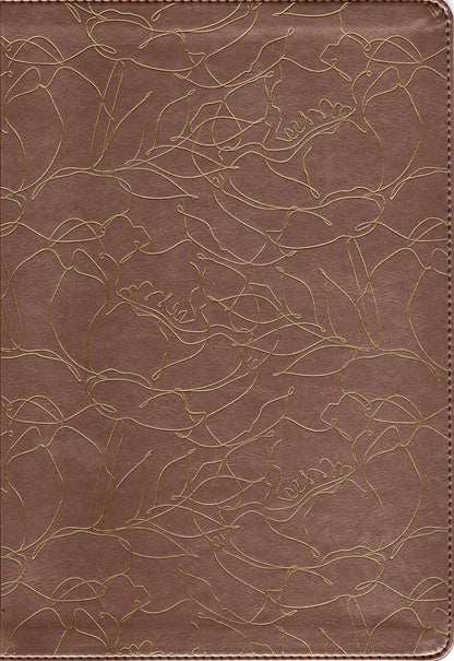 Tyndale NLT® DaySpring Signature Collection, Super Giant Print, Filament-Enabled Edition - Leatherlike™ (Blush Floral)