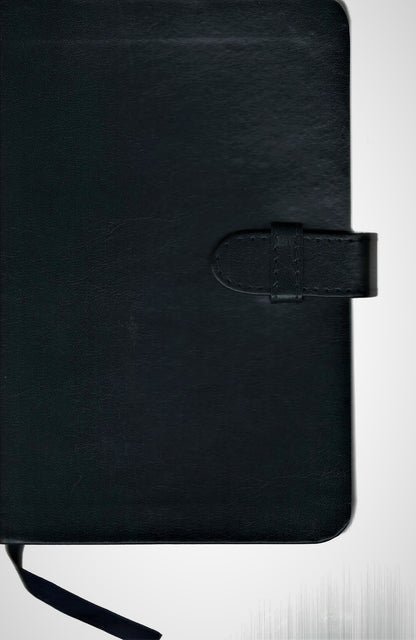 Tyndale NLT® Compact Edition - Genuine Bonded Leather (Navy)